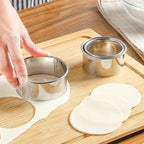 HULISEN Stainless Steel Round Cookie Biscuit Cutter Set, 11 Circle Donut - Image 4