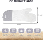 Extra Long Silicone Oven Mitts - Image 3
