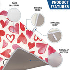 Valentine's Day Dish Drying Mat 18 x 24 Inch Heart Shaped Dish Drying Pad - Image 3