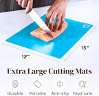 Extra Thick Flexible Cutting Board Mats Set of 6 - Image 5