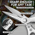 TIJERAS Kitchen Scissors Set Silver - Image 5