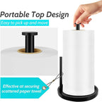 Paper Towel Holder Countertop, Standing Paper Roll Holder - Image 4