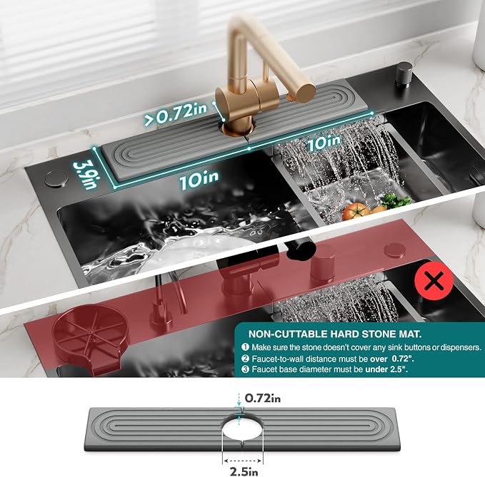 eormoe Diatomite Stone Sink Candy - Image 4