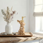 Gold Bunny Soap Dispenser – Vintage Rabbit Hand & Dish Soap Dispenser - Image 6