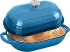 Premium Enameled Cast Iron Dutch Oven by Unknown