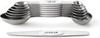 Spring Chef White Stainless Steel Magnetic Measuring Spoons Set of 8 - Image 8