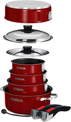 Magma 10 Piece Gourmet Nesting Stainless Steel Cookware Set - Image 2