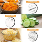 GreatChef Mixing Bowls Stainless Steel Set of 9-1.5, 5QT Bowl and Graters - Image 5