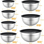 Hunnycook 7 Piece Mixing Bowls - Image 3