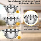 Colander, Stainless Steel Colander - Image 7