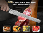 CoquusAid Bread Knife for Homemade Bread, 9 Inch Multifunction Serrated Knife - Image 3