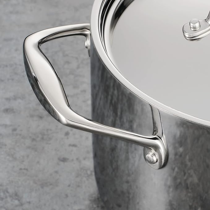 Tramontina Signature Tri-Ply Clad Stainless Steel 3-Quart Braiser Pan - Image 4