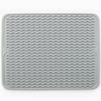 Silicone Drying Mat 16 × 12 – Gray Non-Slip Sink Mat by Unknown