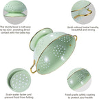 Metal Colander Set of 3, Strainer Basket - Image 5