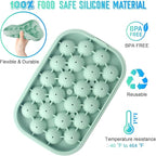 Ice Cube Tray, 2 Pack Silicone Ice Balls Maker - Image 3