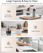 Electric Salt and Pepper Grinder Set, Upgraded 2-Speed Setting, External 5 - Image 6