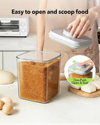 Ankou Food Storage Container Sets, 2.8 Qt + 4.2 Qt *2 Airtight Canisters - Image 2