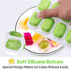 Silicone Ice Cube Tray, Jrisbo 4 Pack Easy-Release & Flexible 14-Ice Cube Trays - Image 5