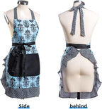 Lovely Flower Pattern Retro Aprons - Image 2