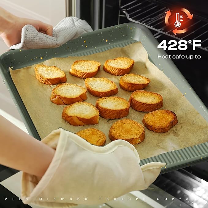 12-Piece Nonstick Baking Set, Non-Toxic Bakeware Sets - Image 7