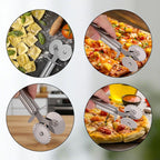 3pcs Pastry Wheel Cutter Set, Stainless Steel Ravioli Pizza Cutter Wheel & - Image 7