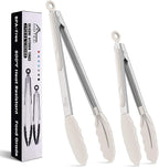 HOTEC Premium Stainless Steel Locking Kitchen Tongs by Hotec