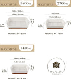 MALACASA Casserole Dishes for Oven - Image 2