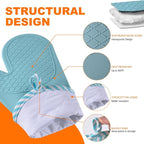 Silicone Oven Mitts, Heat Resistant Oven Gloves - Image 3