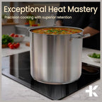 Stainless Steel Stockpot with Tempered Glass Lid 24 Quart, Durable 18/0 - Image 9