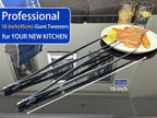 JETKONG 2 Pcs 18 Inch Stainless Steel Grill Tongs Heavy Duty Giant Tweezer Tongs - Image 4