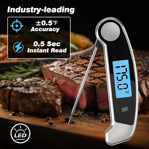 Meat Thermometer Digital Waterproof Instant Read Thermometer - Image 7