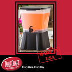 Tablecraft 3 Gal Slimline Beverage Dispenser - Image 6