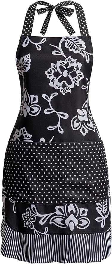 Vintage Floral Apron for Women by AlexVirtue