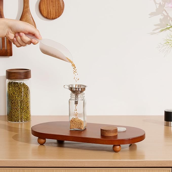 Yangbaga 34Pcs Glass Spice Jars - Image 5