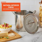 IMUSA 16Qt Stainless Steel Stock Pot - Image 4