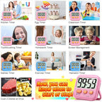 Antonki 2 Pack Digital Timer for Kids, Magnetic Countdown Kitchen Timers for - Image 7