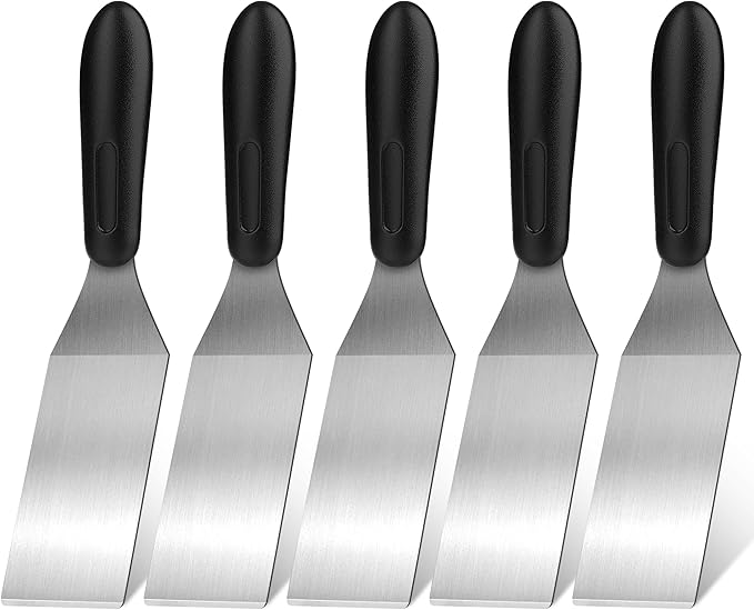 Small Spatula 5 Pieces, Metal Spatulas by HslyT
