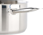 Winco Heavy-Duty Stainless Steel Sauce Pan - Image 4