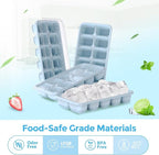 DOQAUS Ice Cube Tray with Lids - Image 2