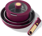 CAROTE Ceramic Pots and Pans Set, Nonstick Cookware Set Detachable Handle by CAROTE