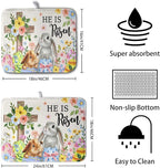 He is Risen Easter Dish Drying Mat - Image 2