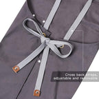 Mignongirl Chef Apron, Cross Back Apron - Image 5