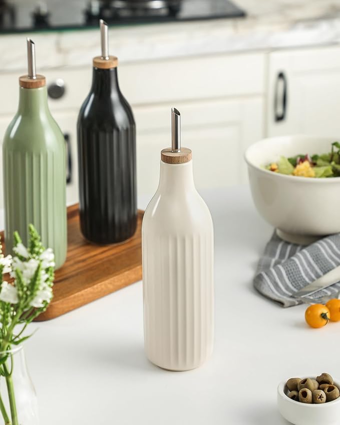 FE FUN ELEMENTS Olive Oil Dispenser Bottle, 19 oz Oil Dispenser - Image 7