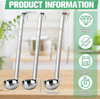 Cunhill 5 Pcs Soup Ladles Stainless Steel Serving Ladles - Image 2