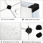 AWTATOS Closet Organizer 6 Cube Closet Storage Shelves DIY Stackable Clothes - Image 7