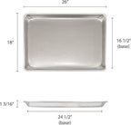 Excellante 18" X 26" Full Size Aluminum Sheet Pan, Comes In Each - Image 3