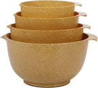 BoxedHome Dressing Bowl Set Red Pine Fiber Salad Bowls Non-Slip Stackable by BoxedHomeProducts