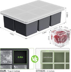 Large Ice Cube Tray for Whiskey: 2" Big Silicone Ice Tray - Image 6
