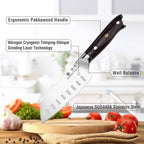 imarku Santoku Knife Chef Knife 5 inch Ultra Sharp Asian Knife Japanese Chef - Image 5