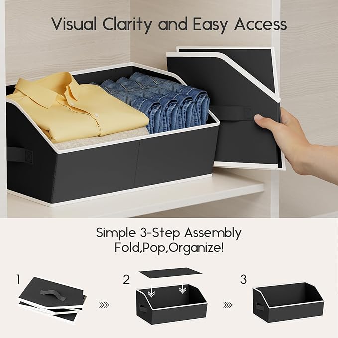 Homsorout Large Closet Organizers and Storage Bins - Image 4